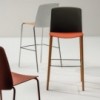 Taburete Mixu Madera Arper. Taburetes modernos de diseño ideal para contrac.