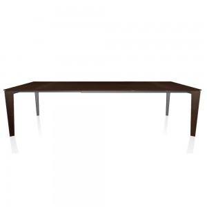 Mesa Senso Extensible Cristal/Madera de Bontempi. Muebles modernos de diseño italianos.
