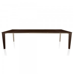 Mesa Senso Extensible Cristal/Madera de Bontempi. Muebles modernos de diseño italianos.