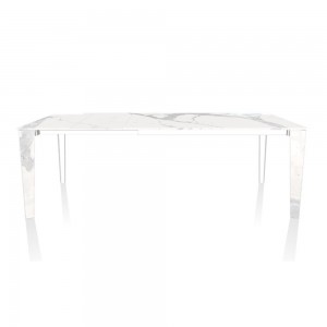 Mesa Senso Extensible Cerámica o Mármol de Bontempi. Mesas de diseño italiano.