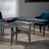 Mesa Universe Rectangular Mármol de Bontempi.  Mesas de comedor de diseño italiano.