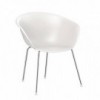 Silla Duna 02 polipropileno patas Arper. Silla moderna para hogar y contract.