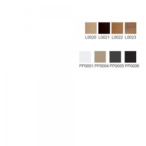 Silla Duna 02 polipropileno madera Arper. Mobiliario de diseño para contract.