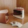 Taburete Cila Go Arper. Diseño moderno tapizado idal para interiores.