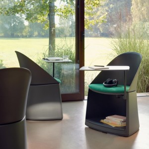Silla Cila Go Arper. Diseño moderno ideal para ambientes educativos.