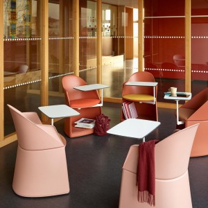 Silla Cila Go Arper. Diseño moderno ideal para ambientes educativos.