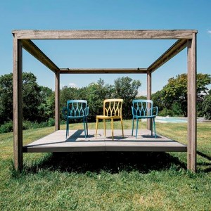 Silla Galaxy de Bontempi. Sillas de diseño para patio y jardín.