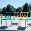 Silla Galaxy de Bontempi. Sillas de diseño para patio y jardín.