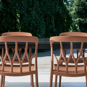 Silla Galaxy de Bontempi. Sillas de diseño para patio y jardín.
