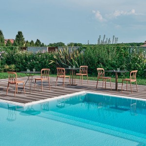 Silla Galaxy de Bontempi. Sillas de diseño para patio y jardín.