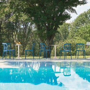 Silla Galaxy de Bontempi. Sillas de diseño para patio y jardín.