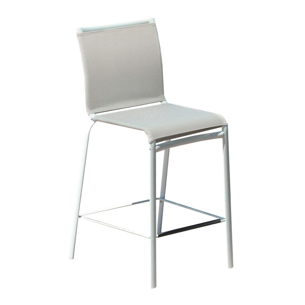 Taburete Net Outdoor de Bontempi. Taburete y sillas de jardín de diseño.