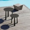 Mesa Auxiliar Tao Outdoor de Bontempi. Complementos de exterior de diseño.