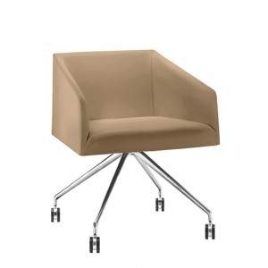 Sillón Saari ruedas Arper. Muebles moderno. Sillones para hogar o contract.