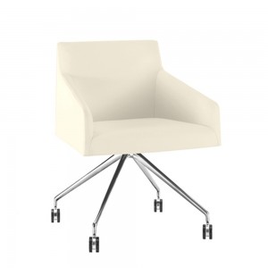 Sillón Saari ruedas Arper. Muebles moderno. Sillones para hogar o contract.