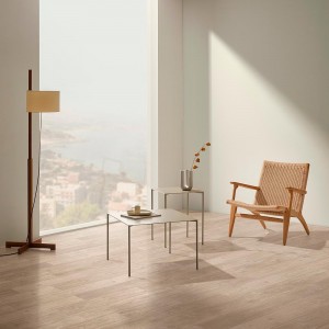 Mesa auxiliar Trazo exclusiva y versátil para interiores de Kendo.