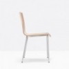 Silla Kuadra XL 2413 de Pedrali. Sillas de diseño. Sillas modernas contract.