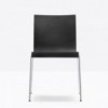 Silla Kuadra XL 2413 de Pedrali. Sillas de diseño. Sillas modernas contract.