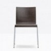 Silla Kuadra XL 2413 de Pedrali. Sillas de diseño. Sillas modernas contract.