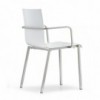 Sillón Kuadra XL 2402 de Pedrali. Sillas de diseño moderno. Sillas plásticas.