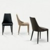 Silla Clara Tapizada de Bontempi. Sillas de comedor de diseño. Sillas y taburetes.