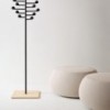 Puff Pix de Arper. Muebles modernos de diseño. Puff para salón tapizado.