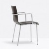 Sillón Kuadra XL 2414 de Pedrali. Sillas modernas contract. Sillas de diseño.