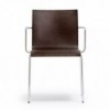 Sillón Kuadra XL 2414 de Pedrali. Sillas modernas contract. Sillas de diseño.