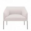 Sillón Saari ancho metal Arper. Amplio diseño moderno de mueble para salón.