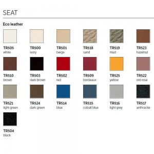 Silla Kuga Acero de Bontempi. Sillas de comedor o salón de diseño italiano.