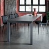 Silla Kuga Acero de Bontempi. Sillas de comedor o salón de diseño italiano.