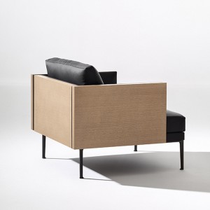 Sillón Steeve tapizado Arper. Muebles modernos para hogar o contract.