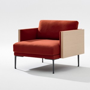 Sillón Steeve tapizado Arper. Muebles modernos para hogar o contract.