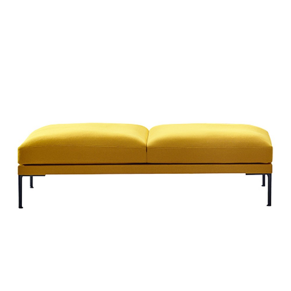 Banco Steeve Arper. Diseño de muebles tapizados para espacios interiores.
