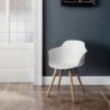 Sillón Mood Madera de Bontempi. Sillones para comedor de diseño italiano.