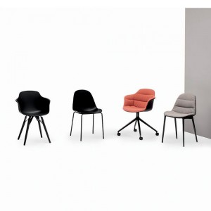Sillón Mood Madera de Bontempi. Sillones para comedor de diseño italiano.