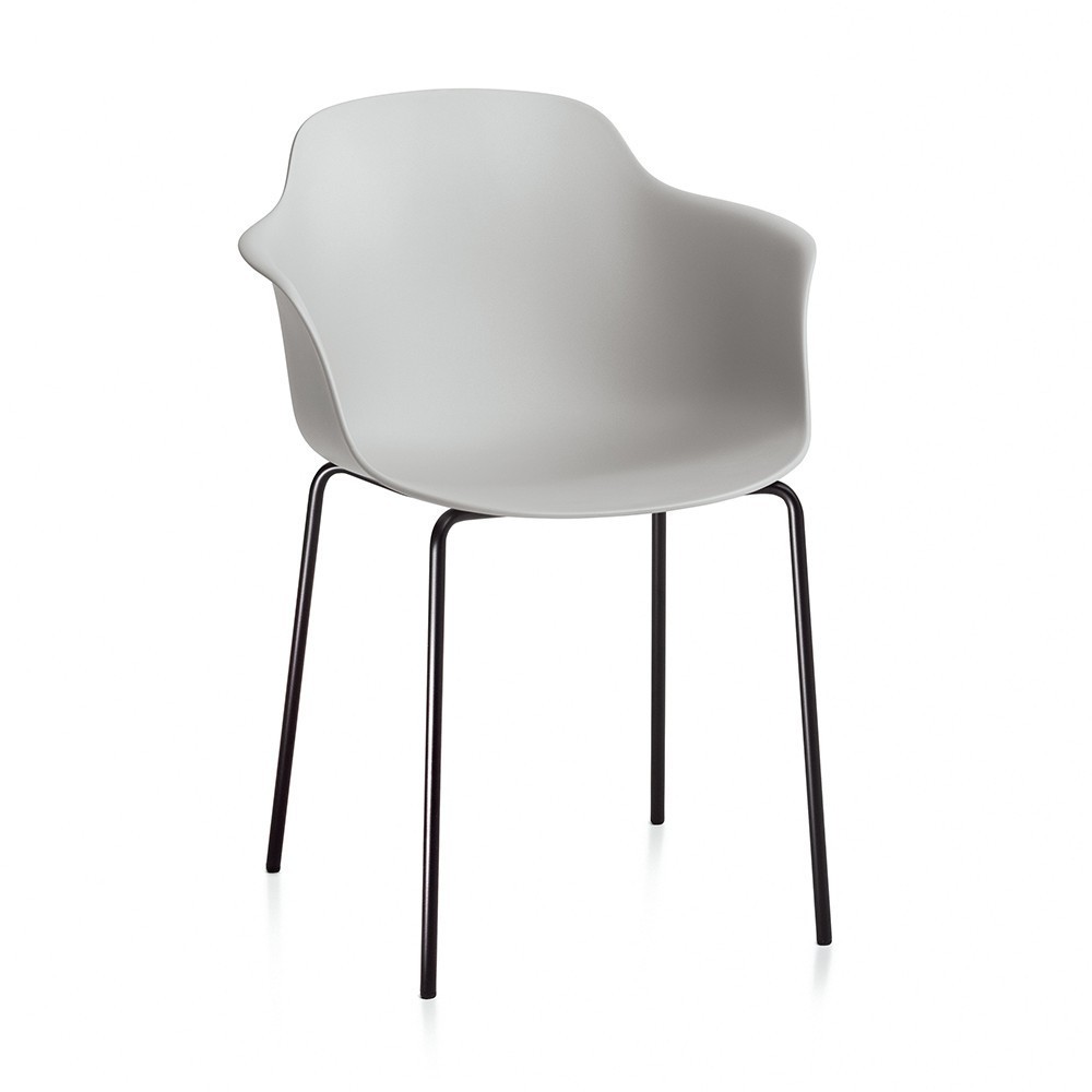 Sillón Mood Acero de Bontempi. Sillones de salón o comedor de diseño italiano.