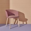 Sillón Nym 2837 de Pedrali. Sillas de diseño. Sillas tapizadas modernas.