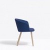 Sillón Nym 2837 de Pedrali. Sillas de diseño. Sillas tapizadas modernas.
