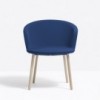Sillón Nym 2837 de Pedrali. Sillas de diseño. Sillas tapizadas modernas.