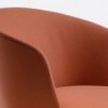 Sillón Nym 2837 de Pedrali. Sillas de diseño. Sillas tapizadas modernas.