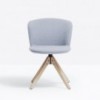Sillón Nym 2842 de Pedrali. Sillas de diseño. Silla giratorias de oficina.