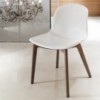 Silla Seventy Madera de Bontempi. Sillas de comedor o salón de diseño italiano.