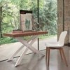 Silla Seventy Madera de Bontempi. Sillas de comedor o salón de diseño italiano.