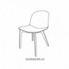Silla Seventy Madera de Bontempi. Sillas de comedor o salón de diseño italiano.