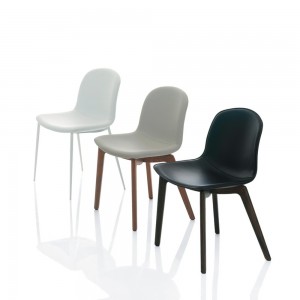 Silla Seventy Acero de Bontempi. Sillas de comedor o salón de diseño italiano.