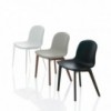 Silla Seventy Acero de Bontempi. Sillas de comedor o salón de diseño italiano.