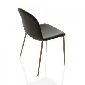 Silla Seventy Acero de Bontempi. Sillas de comedor o salón de diseño italiano.