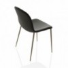 Silla Seventy Acero de Bontempi. Sillas de comedor o salón de diseño italiano.