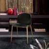 Silla Seventy Acero de Bontempi. Sillas de comedor o salón de diseño italiano.